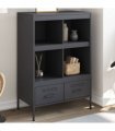 vidaXL Highboard Anthracite 68x39x101.5 cm Steel