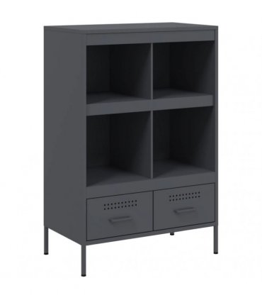 vidaXL Highboard Anthracite 68x39x101.5 cm Steel