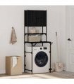 vidaXL Washing Machine Cabinet Black 0ak 68 x 48.5 x 194 cm — Colour: Black oak
