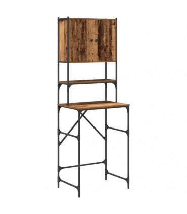 vidaXL Washing Machine Cabinet Old Wood 68 x 48.5 x 194 cm