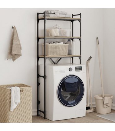 vidaXL Washing Machine Shelf Sonoma Oak 67x25x163 cm Engineered Wood — V0672048332