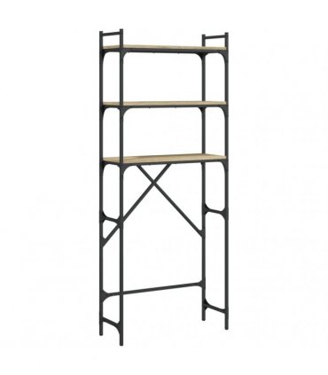 vidaXL Washing Machine Shelf Sonoma Oak 67x25x163 cm Engineered Wood — V0672048332