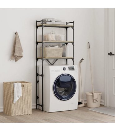 vidaXL Washing Machine Shelf Sonoma Oak 67x25x163 cm Engineered Wood — V0672048332