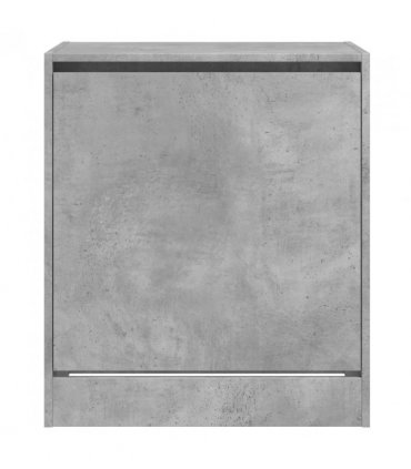 vidaXL Shoe Cabinet Concrete Grey 60x42x69 cm Engineered Wood — Size: 60 x 42 x 69 cm