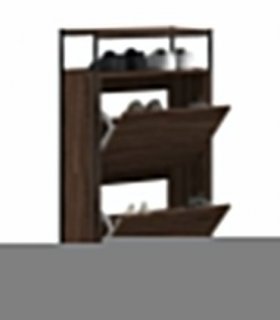 vidaXL Shoe Cabinet Brown Oak 60x34x112 Engineered Wood