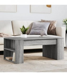 vidaXL Coffee Table Grey Sonoma 102x55x42 cm Engineered Wood — V0672048590