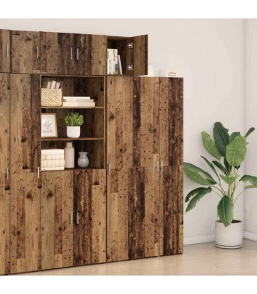 vidaXL Wall-Mounted Cabinet Wall-mounted Old Wood 30 x 42.5 x 39.5 cm