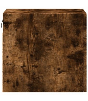 vidaXL Wall Cabinet Smoked Oak 30x42.5x40 cm Engineered Wood