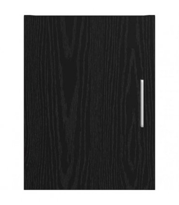vidaXL Wall-Mounted Cabinet Wall-mounted Black Oak 30 x 42.5 x 39.5 cm