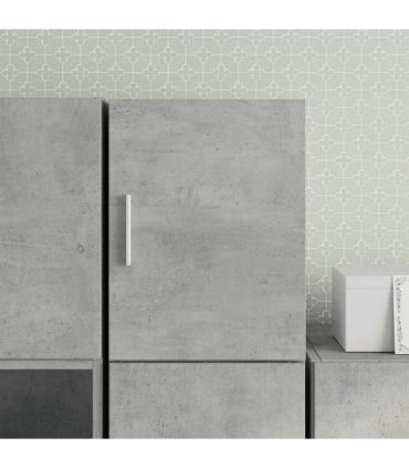 vidaXL Wall Cabinet Concrete Grey 30x42.5x40 cm Engineered Wood