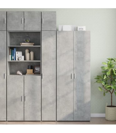 vidaXL Wall Cabinet Concrete Grey 30x42.5x40 cm Engineered Wood