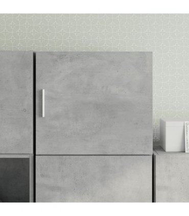 vidaXL Wall Cabinet Concrete Grey 45x42.5x40 cm Engineered Wood