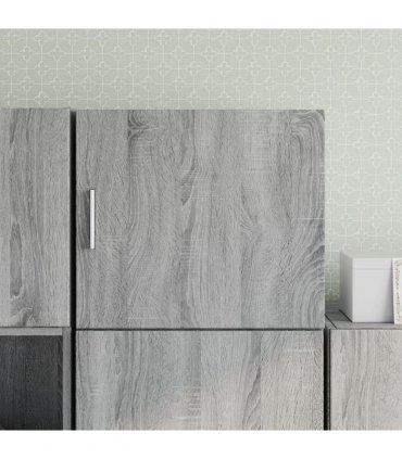 vidaXL Wall Cabinet Grey Sonoma 45x42.5x40 cm Engineered Wood