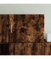 vidaXL Wall Cabinet Smoked Oak 50x42.5x40 cm Engineered Wood