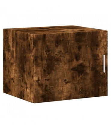vidaXL Wall Cabinet Smoked Oak 50x42.5x40 cm Engineered Wood