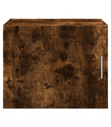 vidaXL Wall Cabinet Smoked Oak 50x42.5x40 cm Engineered Wood