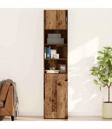 vidaXL Wall Cabinet Old wood 50 x 42.5 x 40 cm Engineered wood
