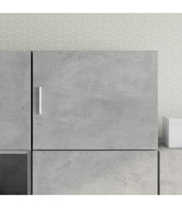 vidaXL Wall Cabinet Concrete Grey 50x42.5x40 cm Engineered Wood