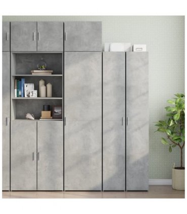 vidaXL Wall Cabinet Concrete Grey 50x42.5x40 cm Engineered Wood