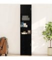 vidaXL Wall Cabinet Black oak 50 x 42.5 x 40 cm Engineered wood