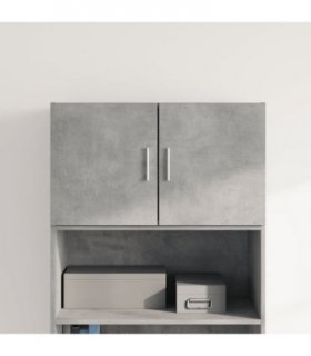 vidaXL Wall Cabinet Concrete Grey 70x42.5x40 cm Engineered Wood