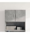 vidaXL Wall Cabinet Concrete Grey 70x42.5x40 cm Engineered Wood