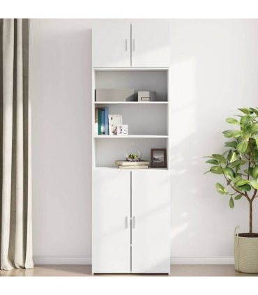 vidaXL Wall Cabinet White 70x42.5x40 cm Engineered Wood