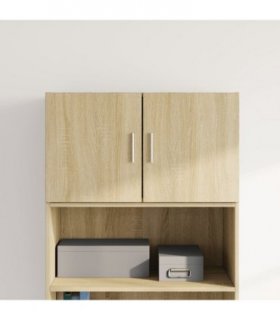 vidaXL Wall Cabinet Sonoma Oak 70x42.5x40 cm Engineered Wood