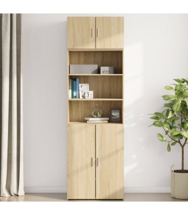 vidaXL Wall Cabinet Sonoma Oak 70x42.5x40 cm Engineered Wood