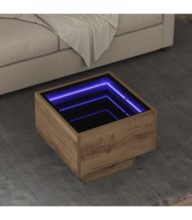 vidaXL Coffee Table Artisan oak 40 x 40 x 30 cm Engineered wood — V0672050447
