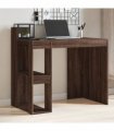 vidaXL Office Desk Brown Oak 103.5x56.5x94 cm Engineered Wood