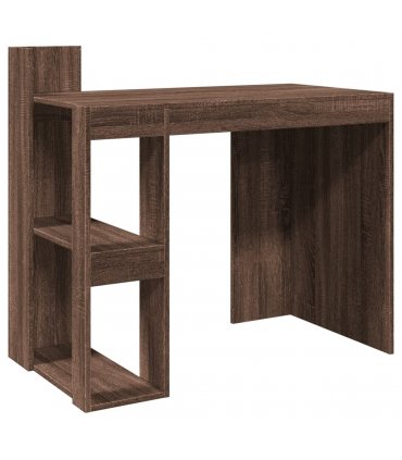 vidaXL Office Desk Brown Oak 103.5x56.5x94 cm Engineered Wood