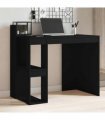 vidaXL Office Desk Black 103.5x56.5x94 cm Engineered Wood