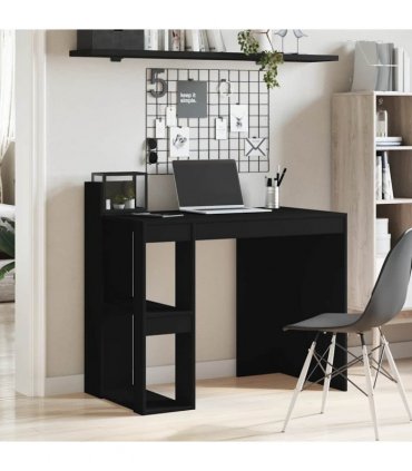 vidaXL Office Desk Black 103.5x56.5x94 cm Engineered Wood