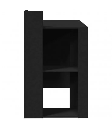 vidaXL Office Desk Black 103.5x56.5x94 cm Engineered Wood