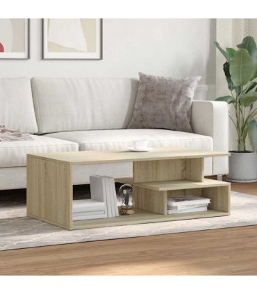 vidaXL Coffee Table Sonoma Oak 102x55x35 cm Engineered Wood