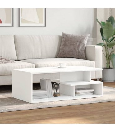 vidaXL Coffee Table White 102x55x35 cm Engineered Wood