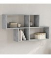 vidaXL Wall Shelf Concrete Grey 100x20x53 cm Engineered Wood