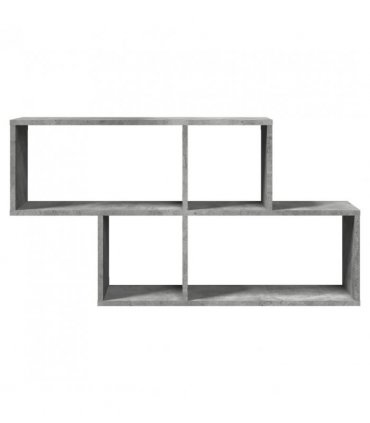 vidaXL Wall Shelf Concrete Grey 100x20x53 cm Engineered Wood