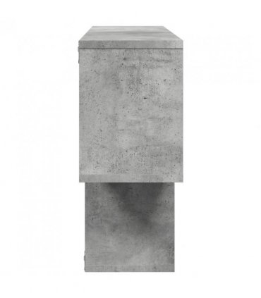 vidaXL Wall Shelf Concrete Grey 100x20x53 cm Engineered Wood