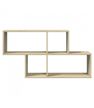 vidaXL Wall Shelf Sonoma Oak 100x20x53 cm Engineered Wood