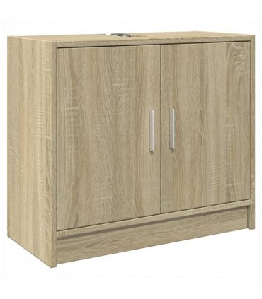 vidaXL Sink Cabinet Sonoma Oak 63x29x55 cm Engineered Wood