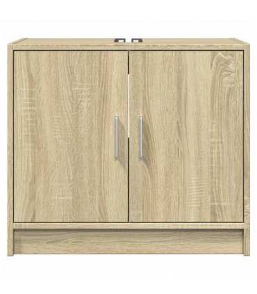 vidaXL Sink Cabinet Sonoma Oak 63x29x55 cm Engineered Wood