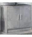 vidaXL Sink Cabinet Concrete Grey 63x29x55 cm Engineered Wood