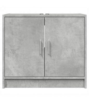 vidaXL Sink Cabinet Concrete Grey 63x29x55 cm Engineered Wood