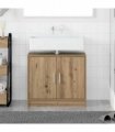 vidaXL Bathroom Cabinet Artisan Oak 63 x 29 x 55 cm Engineered wood