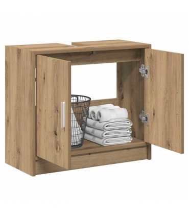 vidaXL Bathroom Cabinet Artisan Oak 63 x 29 x 55 cm Engineered wood