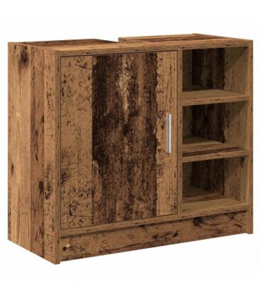 vidaXL Bathroom Cabinet Old Wood 63 x 29 x 55 cm Engineered wood — V0672050950