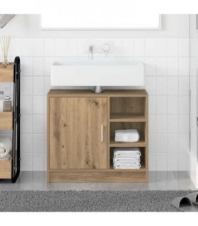vidaXL Bathroom Cabinet Artisan Oak 63 x 29 x 55 cm Engineered wood — V0672050951