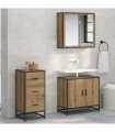 vidaXL Sideboard Artisan Oak 35.5 x 35 x76 cm
